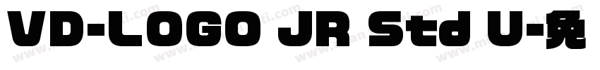 VD-LOGO JR Std U字体转换